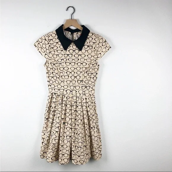 Modcloth fervour clear as day off dress glasses xs - Picture 3 of 9